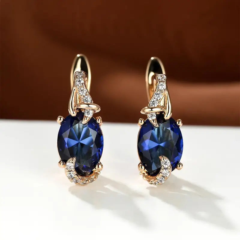 Rania – Gold earrings Noche Royale