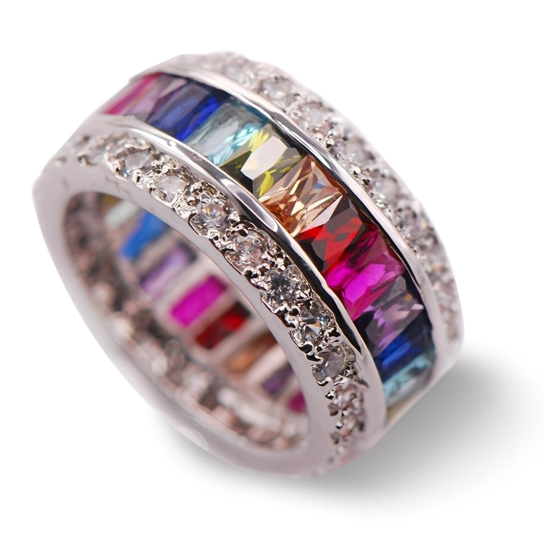 Sheena – Elegant multicolor ring