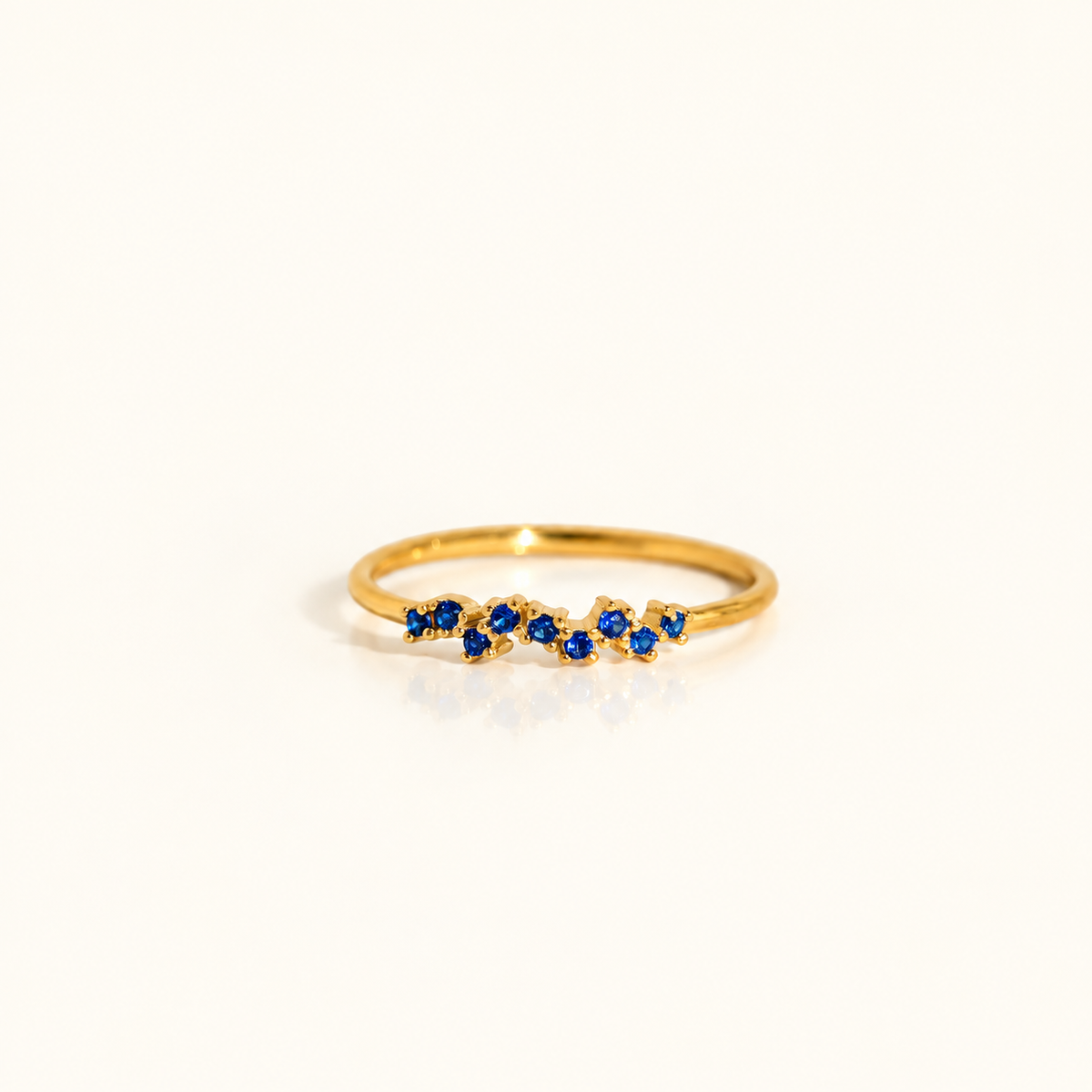 Lila – Small cluster ring