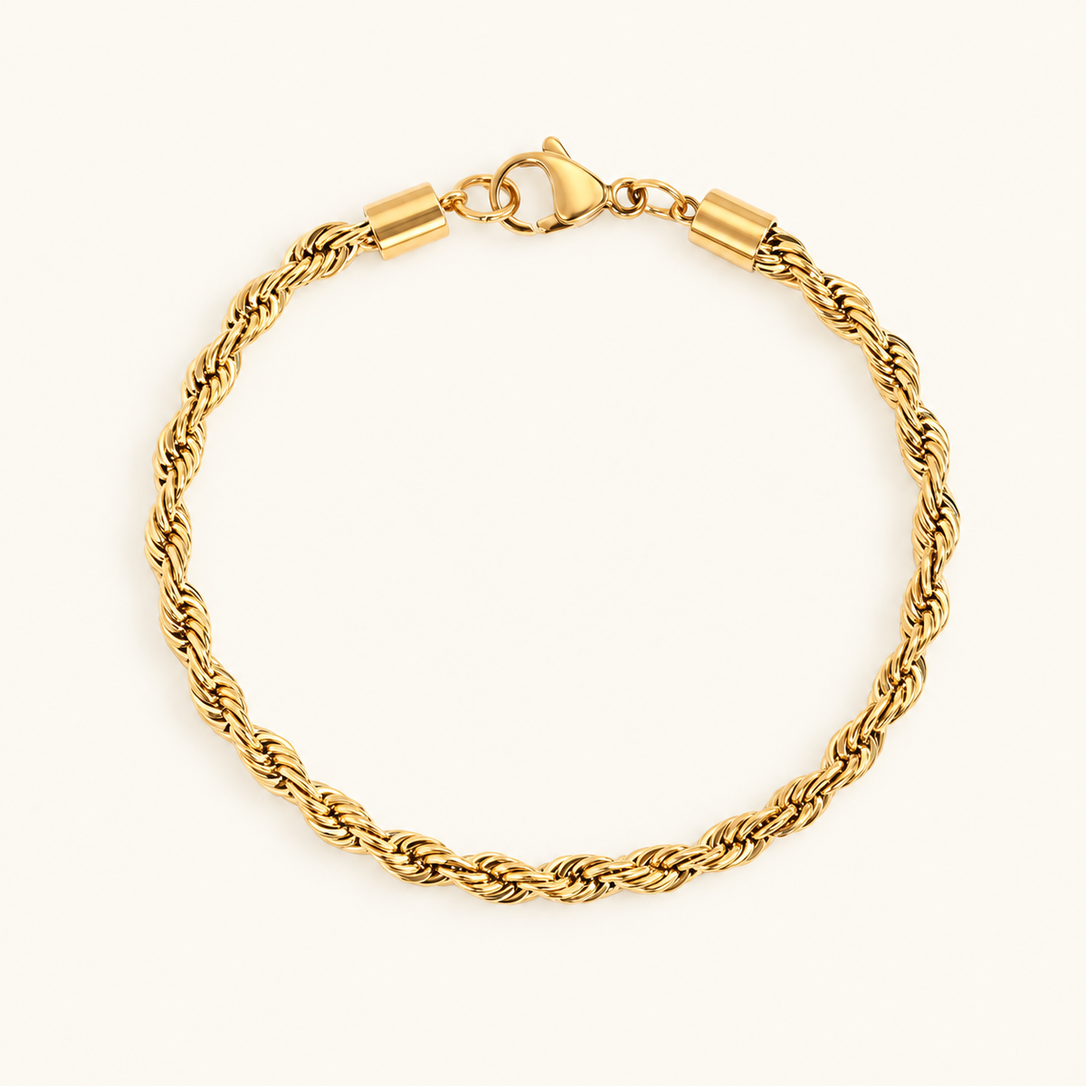 Gigi – Elegant golden rope link bracelet