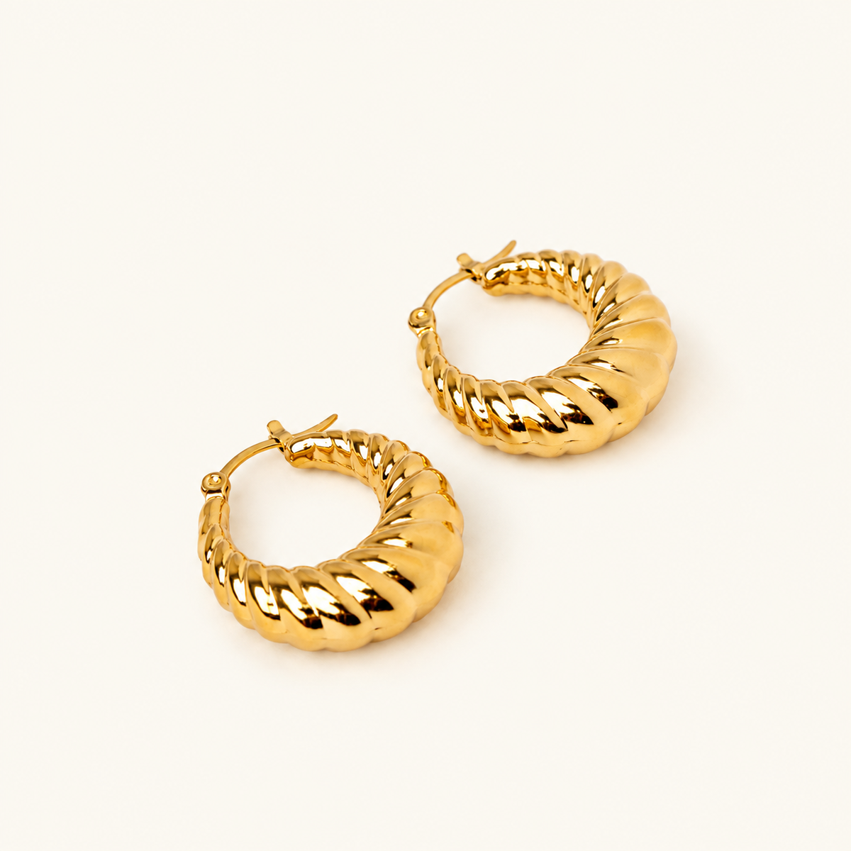 Milley – Croissant Doré hoops