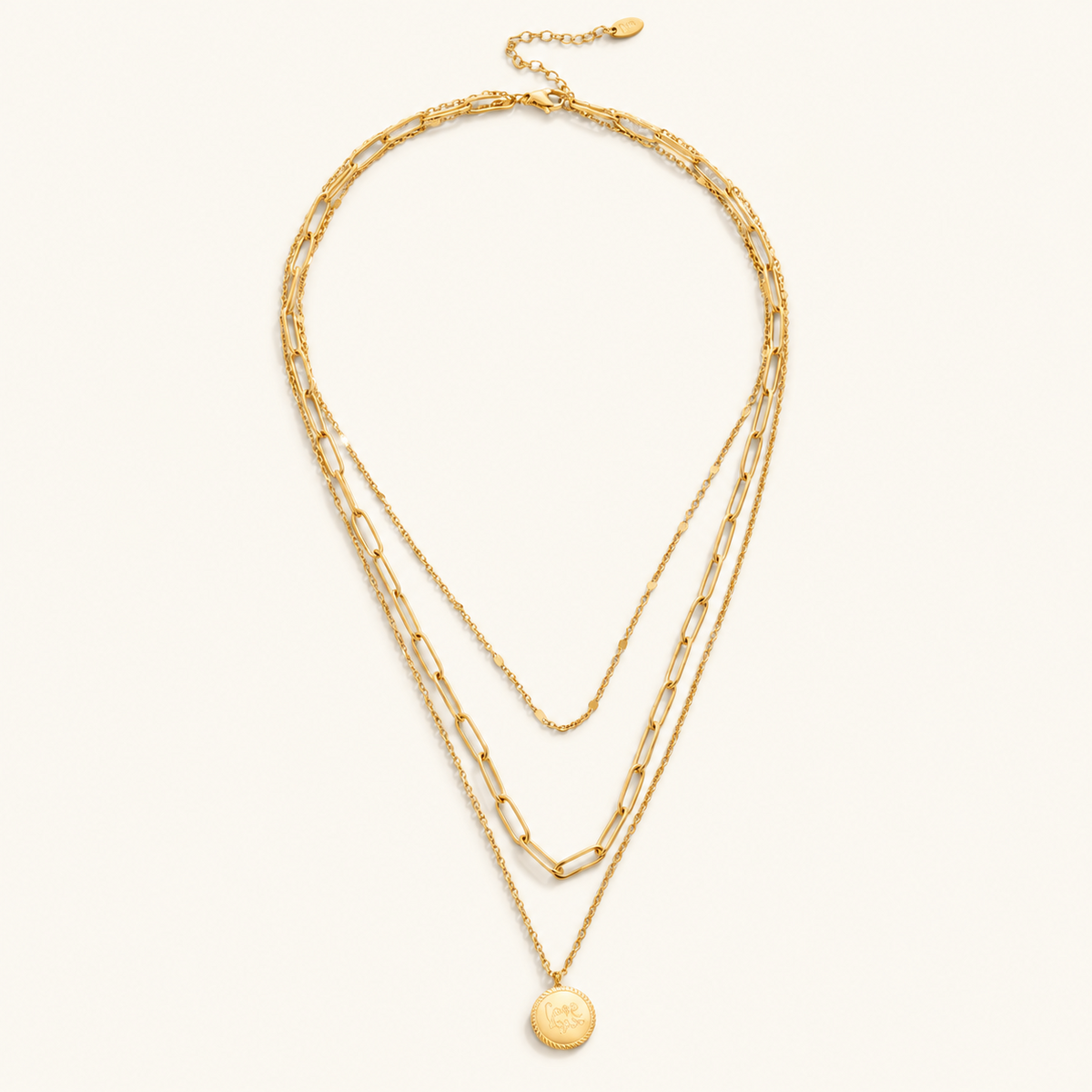 Janie – Layered necklace with coins