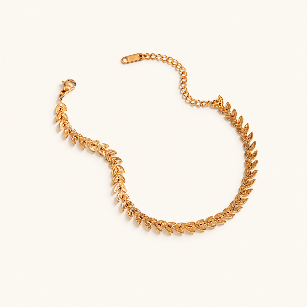 Delaida - Gold leaf bracelet