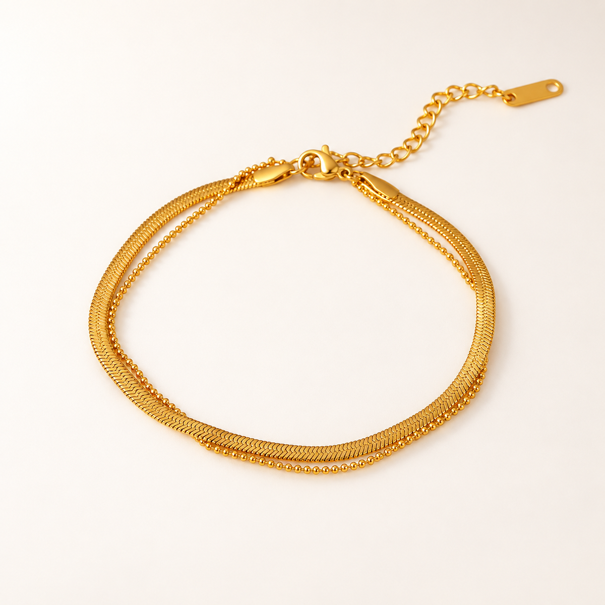 Frida – Gold-colored ankle bracelet