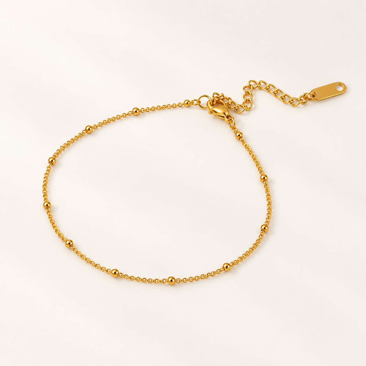 Wren – Stylish gold-colored ankle bracelet