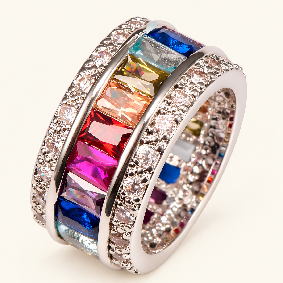 Sheena – Elegant multicolor ring