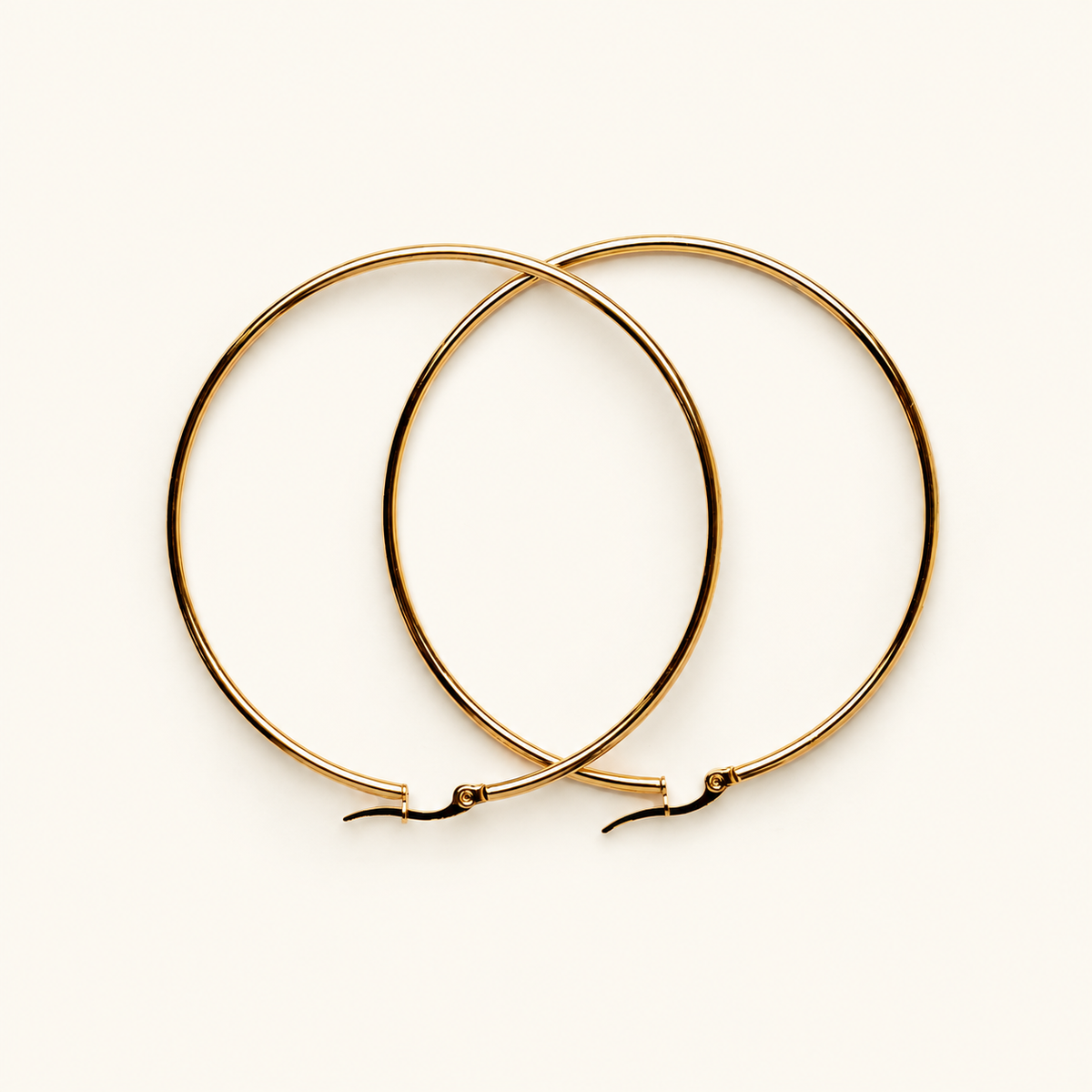 Camille – Elegant gold hoops