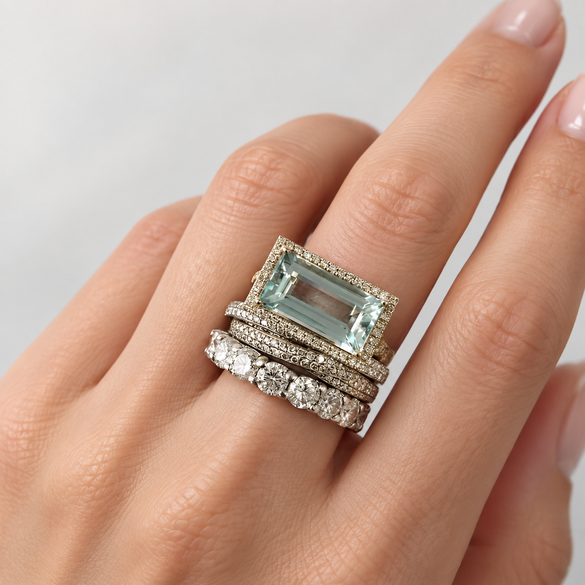Ailyn – Vintage silver ring set