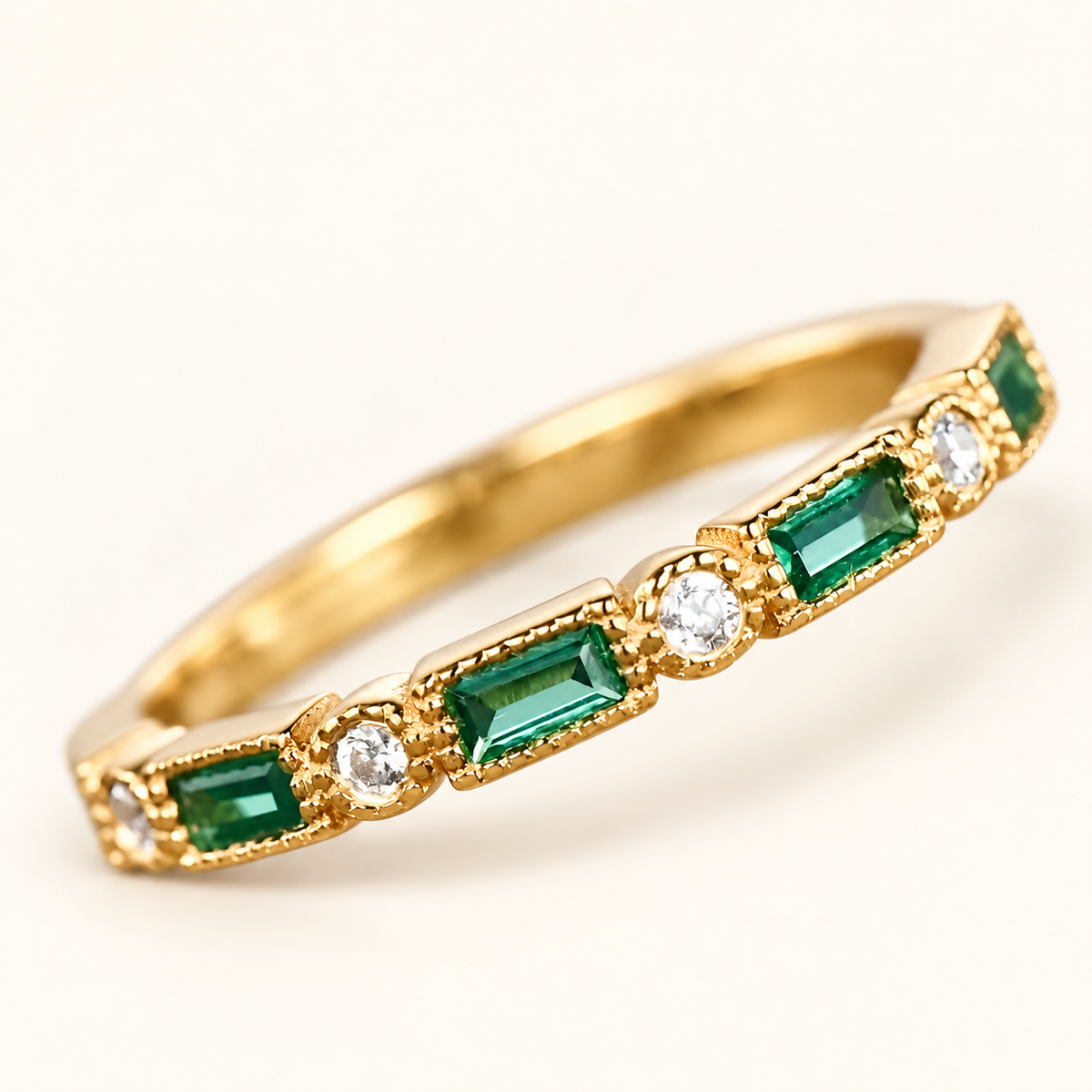 Sana – Vintage green ring