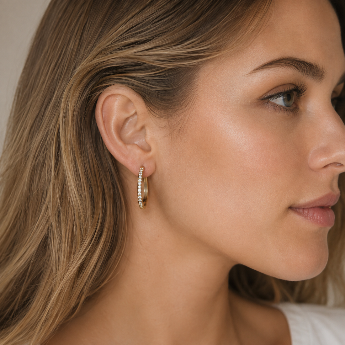 Sorel – Earrings with pavé