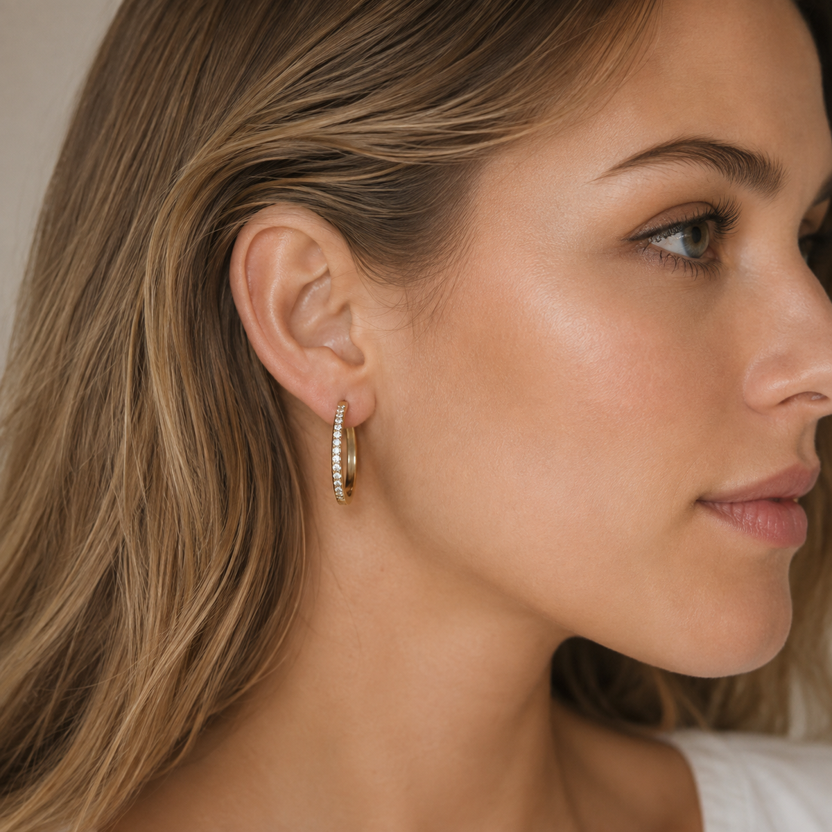 Sorel – Earrings with pavé