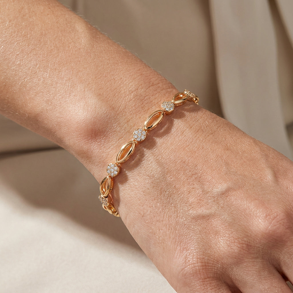 Maelis – Bracelet of elongated links