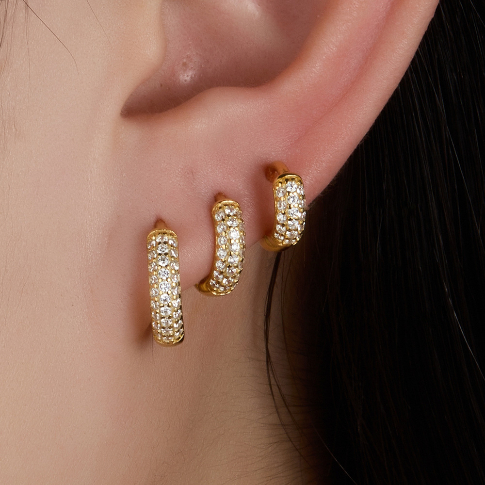 Keira – Thick gold hoops