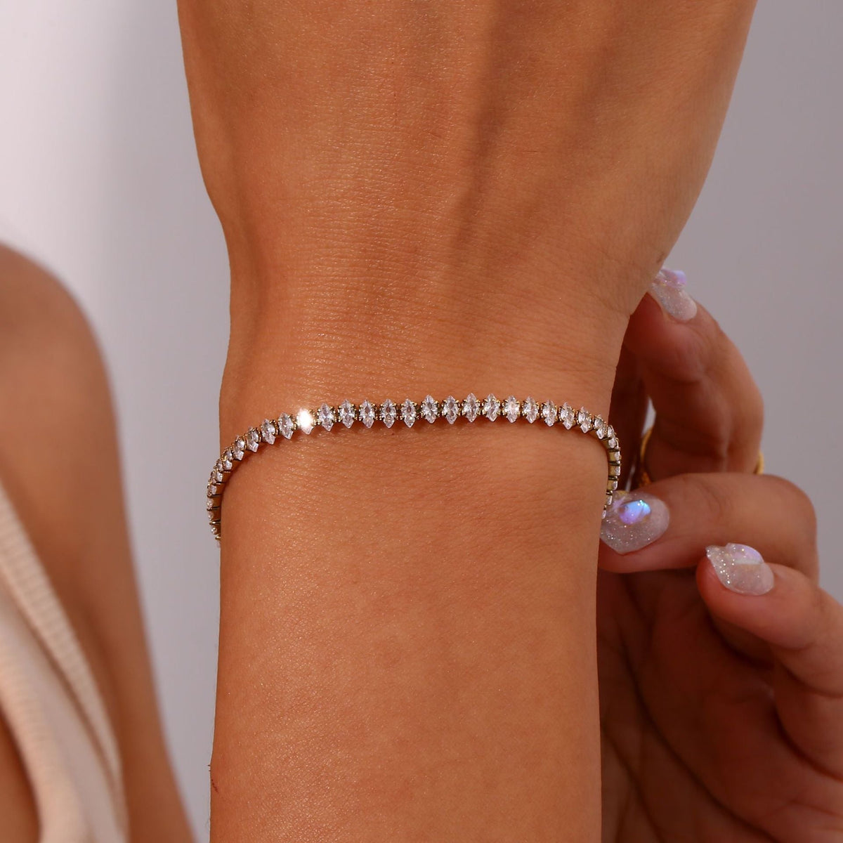 Georgina - Shiny tennis bracelet