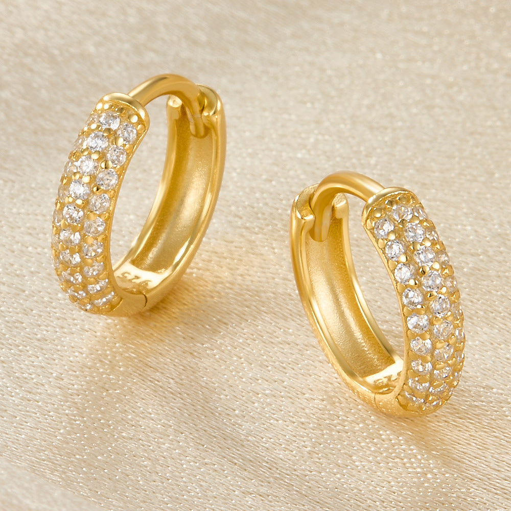 Keira – Thick gold hoops