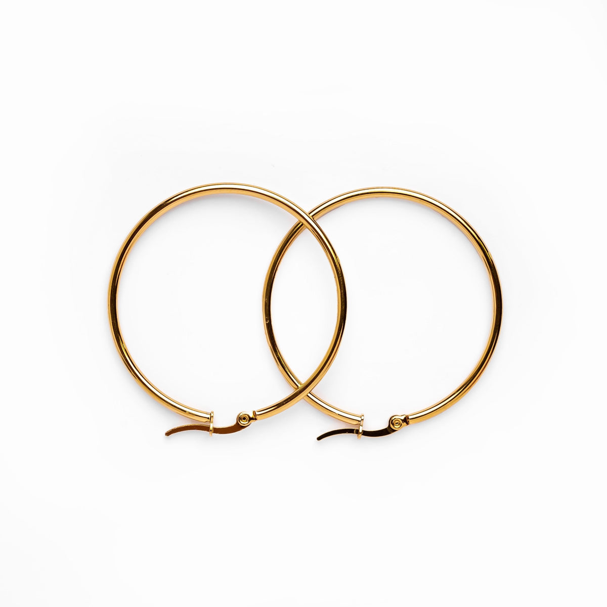 Camille – Elegant gold hoops