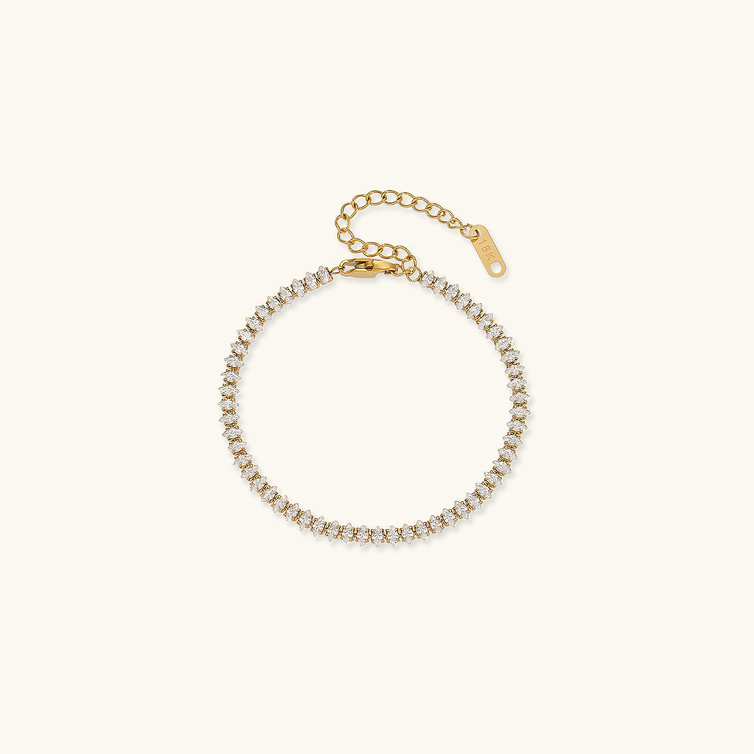 Georgina - Shiny tennis bracelet