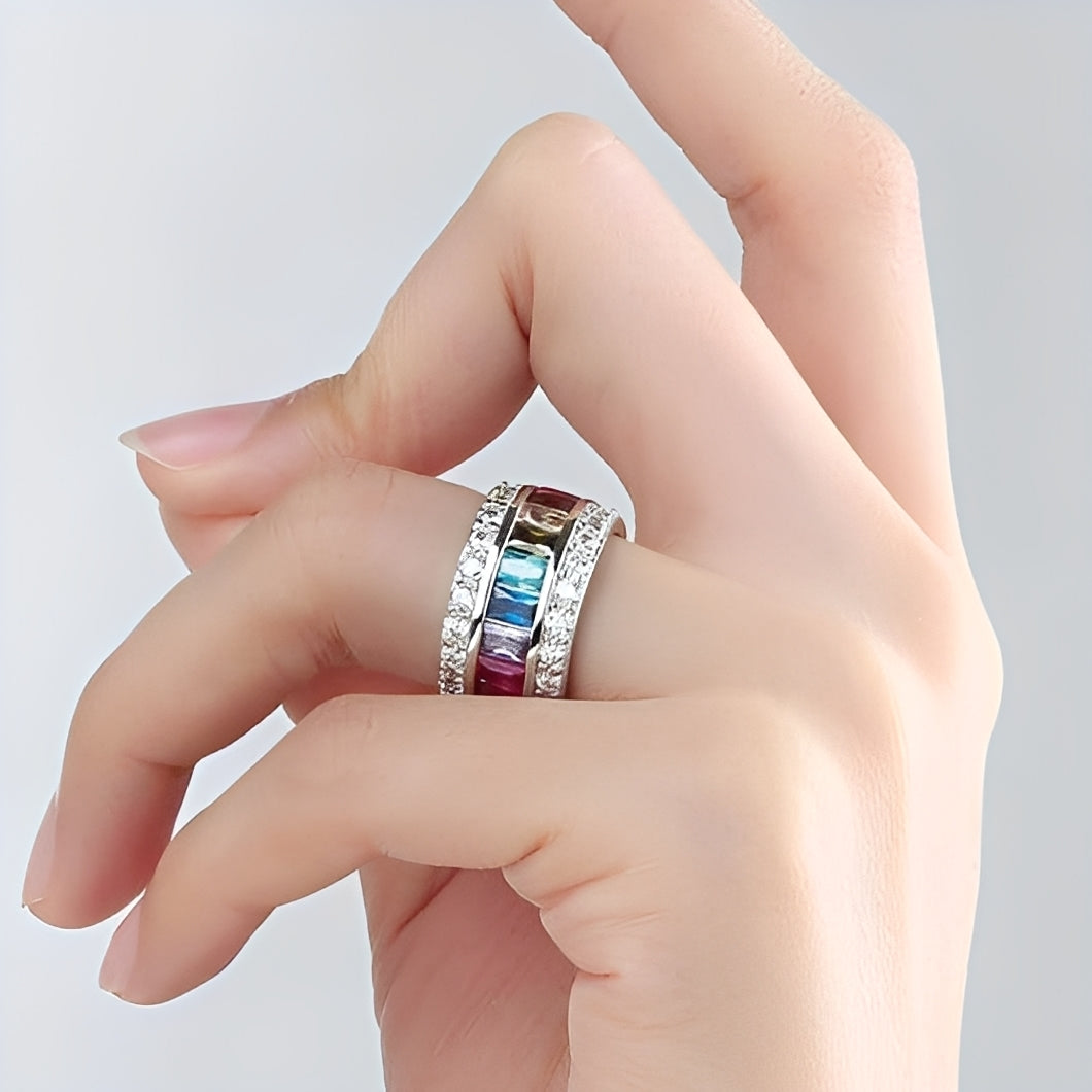 Sheena – Elegant multicolor ring