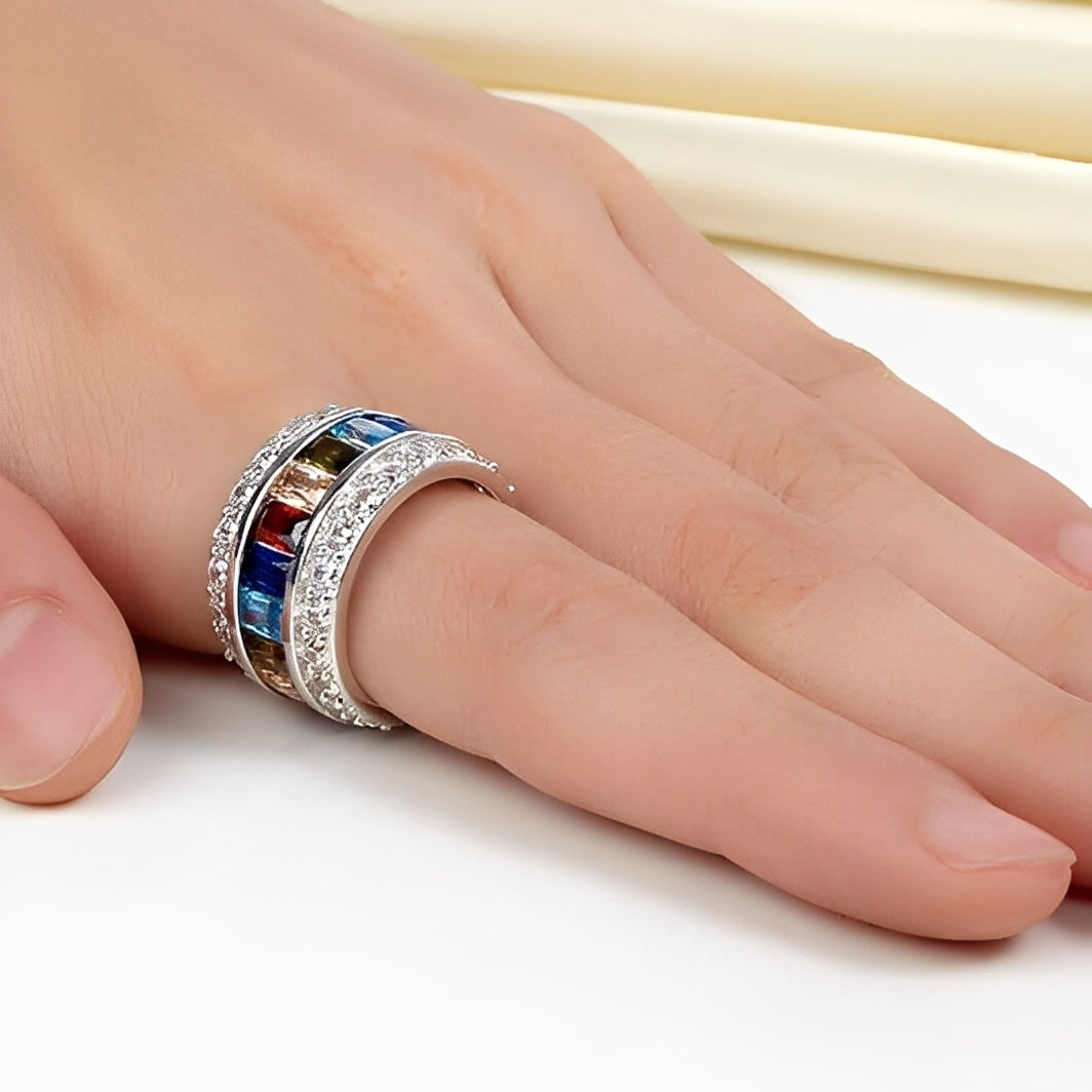 Sheena – Elegant multicolor ring