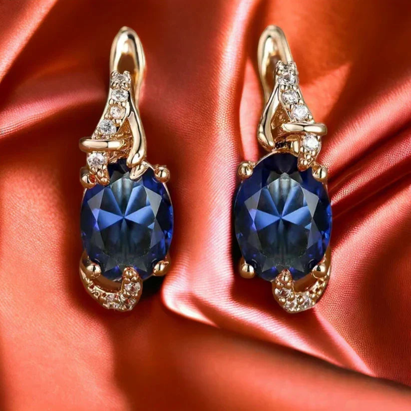 Rania – Gold earrings Noche Royale