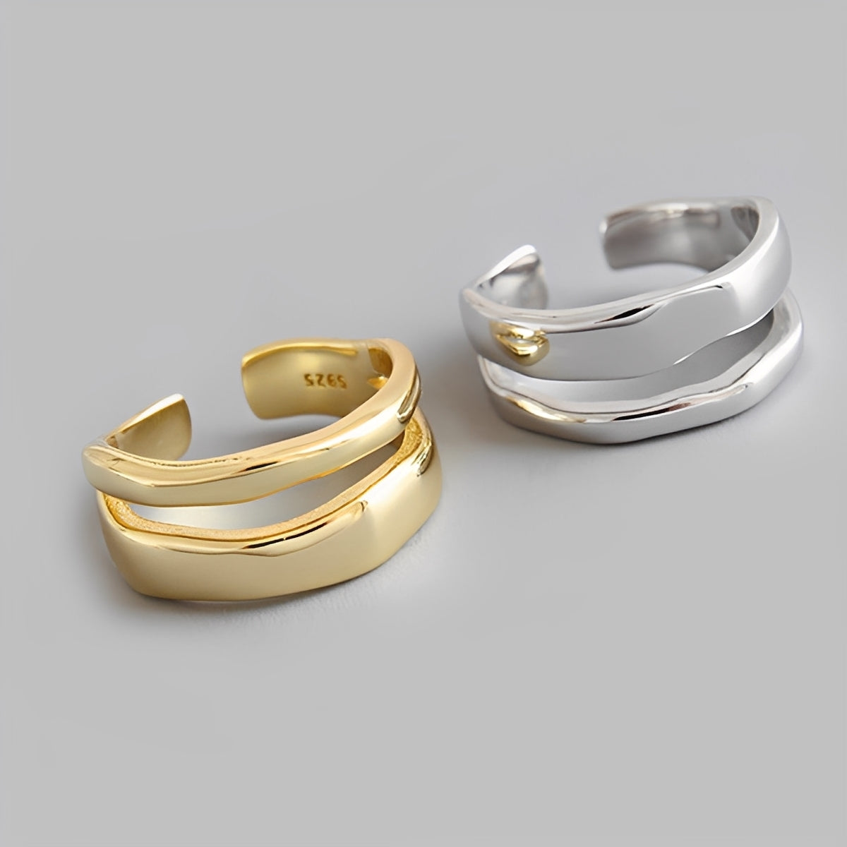 Ashley – Elegant double ring