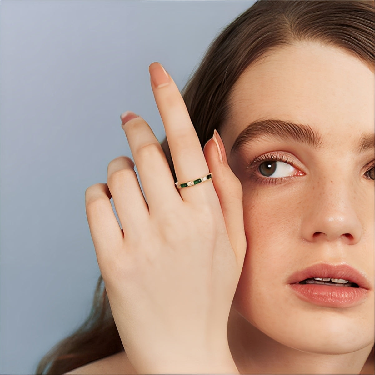 Sana – Vintage green ring